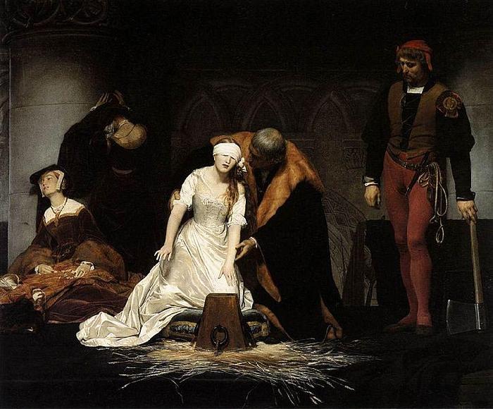 Paul Delaroche The Execution of Lady Jane Grey oil painting image